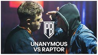 Unanymous vs Raptor Warhurst | Premier Battles | Rap Battle