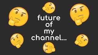 future of my channel...