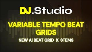 Variable tempo beat grids? No Problem! AI Beatgrid and Stems give you endless opportunities