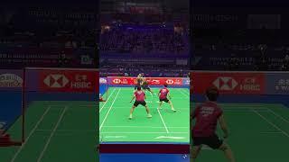 Nur izzuddin powerful smash ( live angle ) #badminton