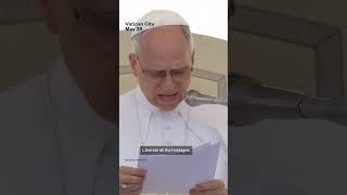 Pope Leo XIV appeals for Gaza ceasefire