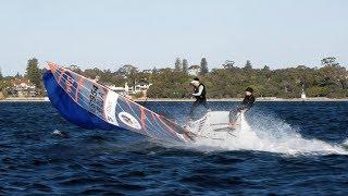 29er Sailing | PURE BLISS (25+kts DOWNWIND CAPSIZE)