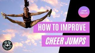 How to Improve Cheer Jumps - Cheerleading Jump Drills for at-home Cheer Practice (No Equipment)