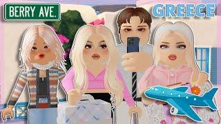 FAMILY VACATION TO GREECE! **RICH FAMILY!** | Berry Avenue Roleplay | ep.3