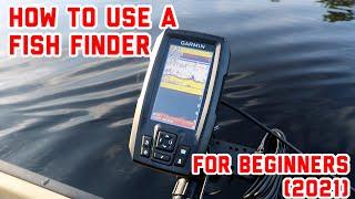 How To Use a Fishfinder For Beginners! (Garmin Striker Plus 4CV)