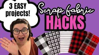  3 Easy Fabric Scrap Projects for Fall! 