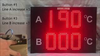 4 to 20ma LED Display Panel | Scale-able 3 digit display | 0 to 10VDC | Industry Electronics display