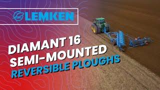 LEMKEN: Diamant 16 semi-mounted reversible ploughs