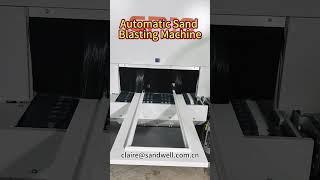 Automatic Sand Blasting Machine #sanding #machine #cnc #woodworking #woodwork #sander#woodsander