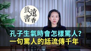 孔子生氣時會怎樣罵人？一句罵人的話流傳千年至今，家喻戶曉！-致遠書香