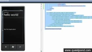 Windows phone 7 programming   How to create a simple windows phone application