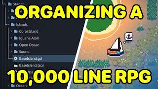 How I Organize My 10k+ Line Godot Project!