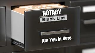 Notaries, Don't Get Blacklisted For Doing This.... #notary