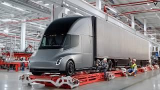 It Happened! Elon Musk Revealed 2025 Tesla Semi Final Price, New Sleeper and Production Line Update