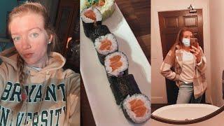 DAY IN MY LIFE VLOG: social media consultant work, clubhouse, feeling overwhelmed, & sushi night!