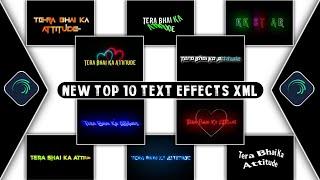 Text Animation Presets In Alight Motion | Alight Motion Text Effect XML File | Text effect presets