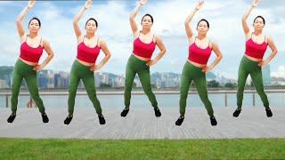 Aerobics dance workout exercise, fat burning, lose weight/lovely dance fit