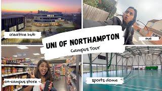 Campus tour of University of Northampton