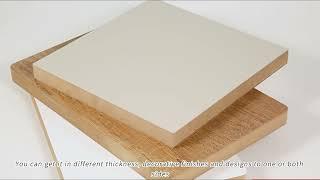 What are the advantages of melamine mdf ?