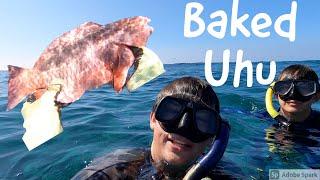 Catch and Cook: Baked Uhu (Parrot Fish)