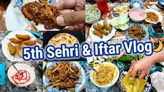 Fifth Sehri & Iftar Vlog 2023  Humare Dada ki Recipe | Roza lag raha hai 