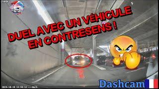 Dashcam France #178 DUEL AVEC UN VÉHICULE EN CONTRESENS