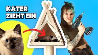 Build a scratching post with me - I'm a cat mom now! DIY