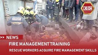 More than 20 rescue workers have acquired fire management skills