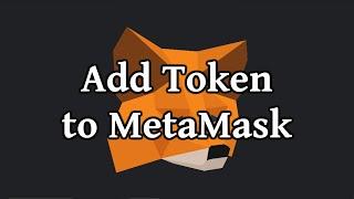 Prompt Users to Add Token to MetaMask