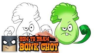 How to Draw Plants vs Zombies | Bonk Choy