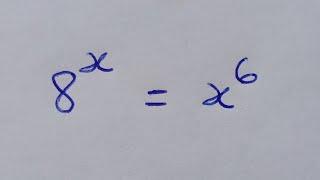 Not just two solutions ! Infact they are three| One of the toughest exponential equation. #math