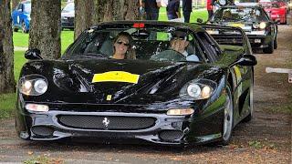 FERRARI CAVALCADE 2024 CLASSICHE THE BEST FERRARI MEET EVER!