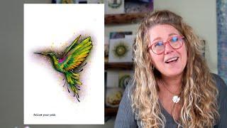 Follow the Hummingbird by Tracey Dutton - A Lavinia Stamps Tutorial