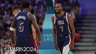 Kevin Durant showcases RUTHLESS efficiency in Team USA win over Serbia | Paris Olympics | NBC Sports