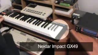 Roland TR-505 Nektar Impact GX49 Sony HR-GP5 - Superteclados com Most-Hated video... thx