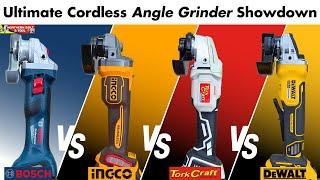 Ultimate Cordless Angle Grinder Showdown: Bosch vs DeWalt vs Ingco vs Tork Craft