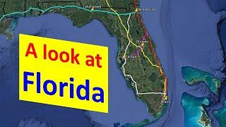 Map of Florida and cities in Florida