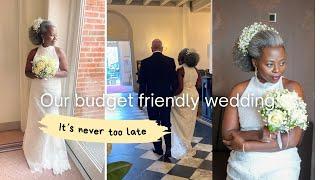 We got married and here is our simple and budget friendly wedding #over40 #