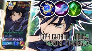 MEGUMI FUSHIGURO !!! | Top 1 Global Julian Gameplay & Build | Mobile Legends Bang Bang | MLBB