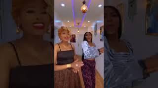 Who dances well? Kiekie or her hommie. #kiekietv #destinyetiko #iyaboojo