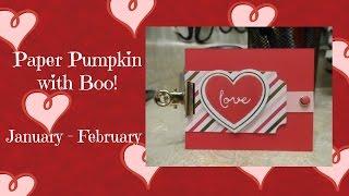 Paper Pumpkin with Boo | January February