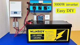 how to install a home solar energy storage system, Complete installation, wanroy