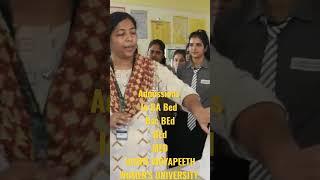 Admissions in BABEd BScBEd BEd MEd programs at Jayoti Vidyapeeth Women's University Jaipur