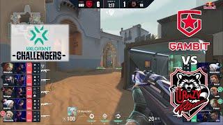 Gambit Esports VS Crazy Racoon | FULL GAME - Valorant VCT 3 : Masters Berlin