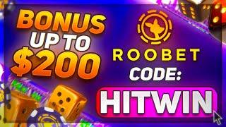 ROOBET PROMO CODE. BEST 200$ CODE FOR ROOBET