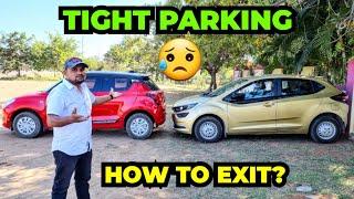 TIGHT PARKING - HOW TO EXIT?