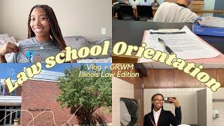 UIUC Law: Behind the Scenes of Law School - Orientation Vlog and GRWM