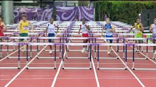 Men's 110m Hurdles Final - Athletics - Singapore 2010 Youth Games