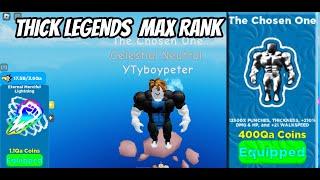Thick Legends - Reaching Max rank 