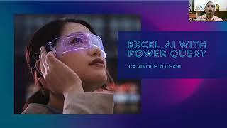 Virtual workshop on Excel AI with Power Query on 23rd Oct 2024